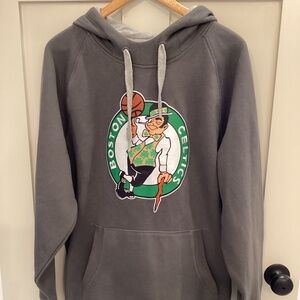 Boston Celtics Antigua NBA grey hoodie sweatshirt Mens large